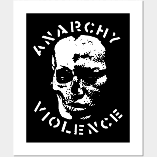 Anarchy and violence shirt punk Posters and Art